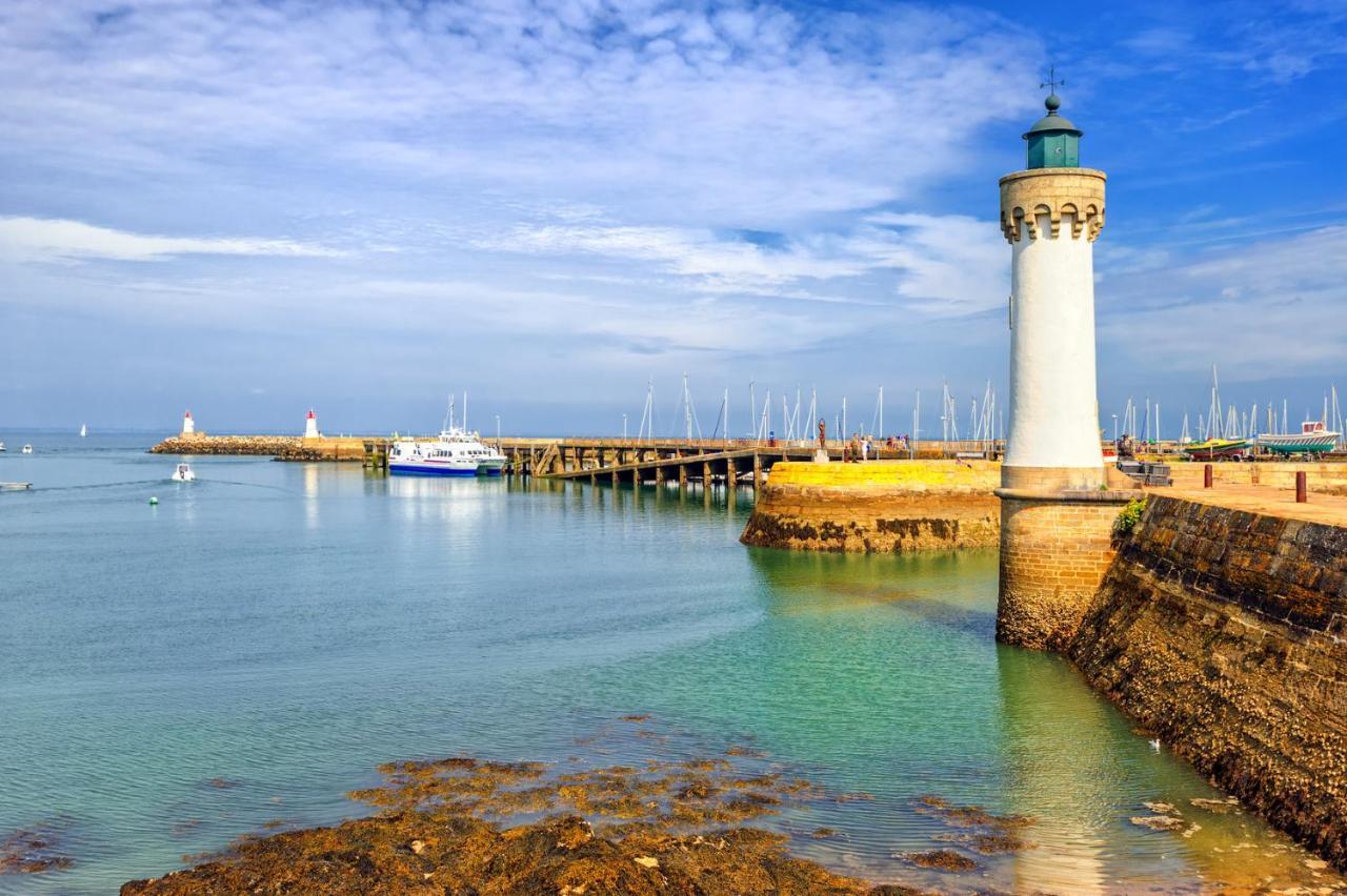 Le Phare Ouest - 80 M De La Mer - Vue Ocean Sur Le Balcon - Entierement Renove - Internet Haut Debit - Nouveau Ploemeur Bagian luar foto
