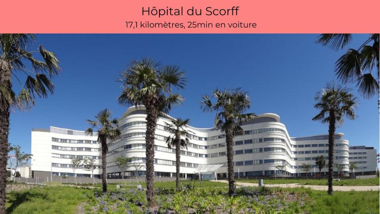 Le Phare Ouest - 80 M De La Mer - Vue Ocean Sur Le Balcon - Entierement Renove - Internet Haut Debit - Nouveau Ploemeur Bagian luar foto
