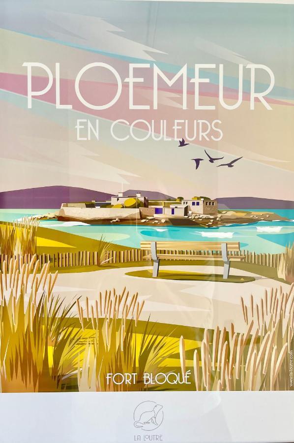 Le Phare Ouest - 80 M De La Mer - Vue Ocean Sur Le Balcon - Entierement Renove - Internet Haut Debit - Nouveau Ploemeur Bagian luar foto